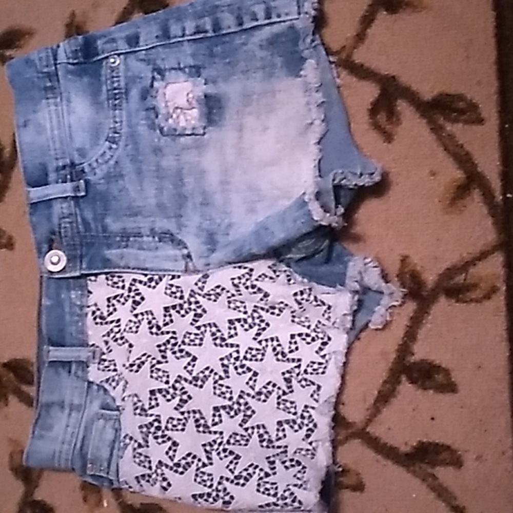 Jordache SIZE 10 Girls Blue Denim Shorts - Picture 1 of 7